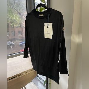 Black moncler shirt